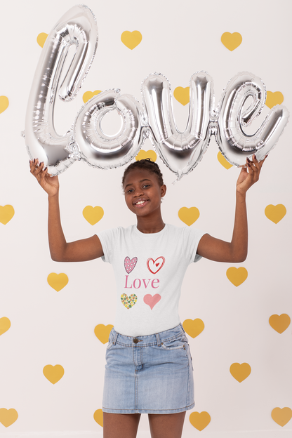 Love with Hearts T-Shirt