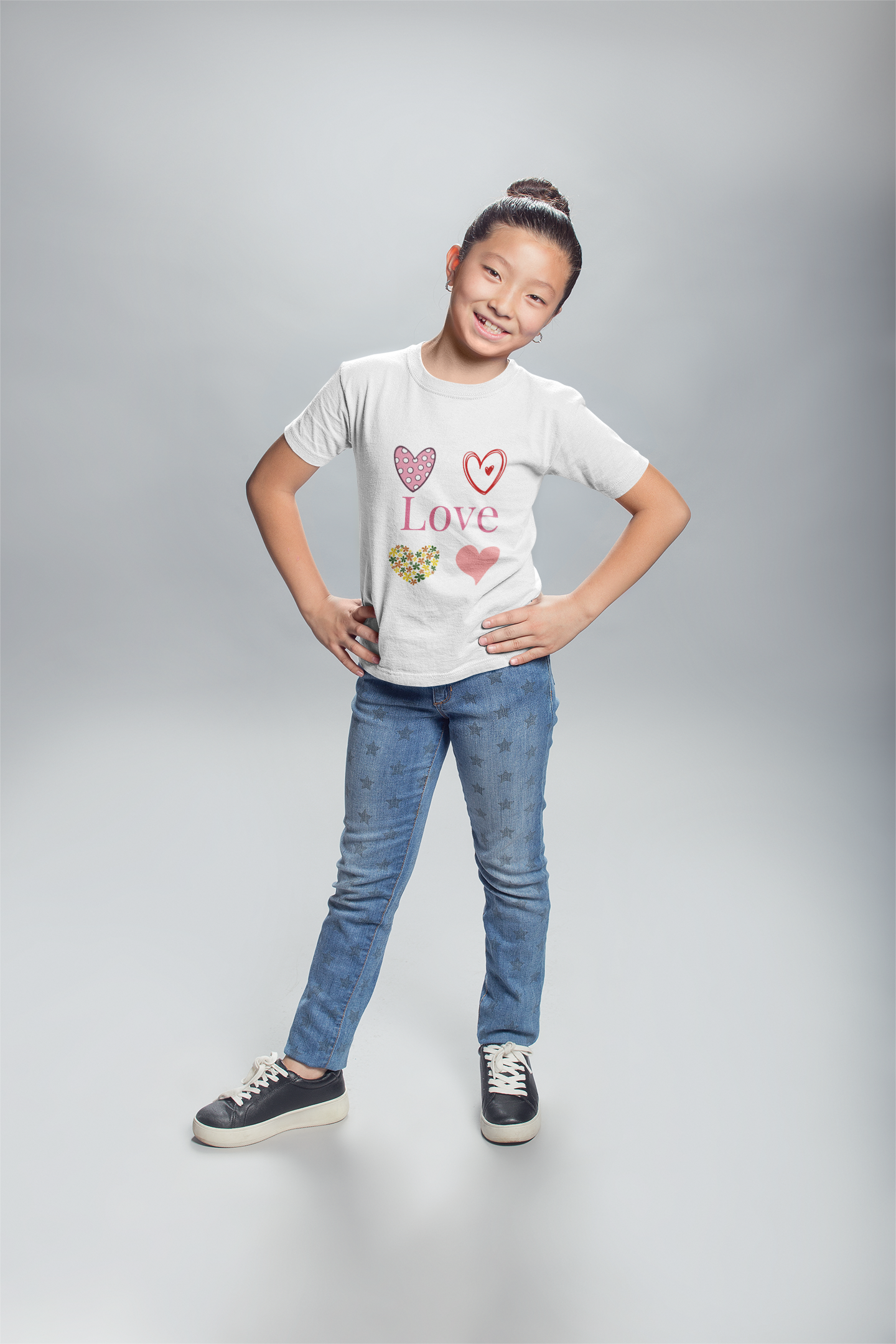 Love with Hearts T-Shirt