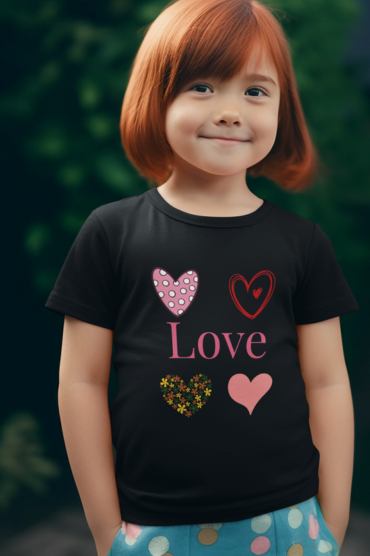 Love with Hearts T-Shirt