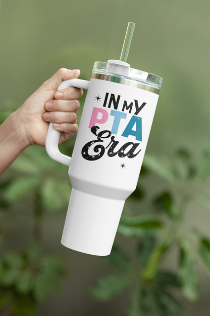 In my PTA Era Insulated Travel Mug, 40oz