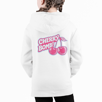 Cherry Bomb Youth Hoodie - Trendy Graphic Sweatshirt
