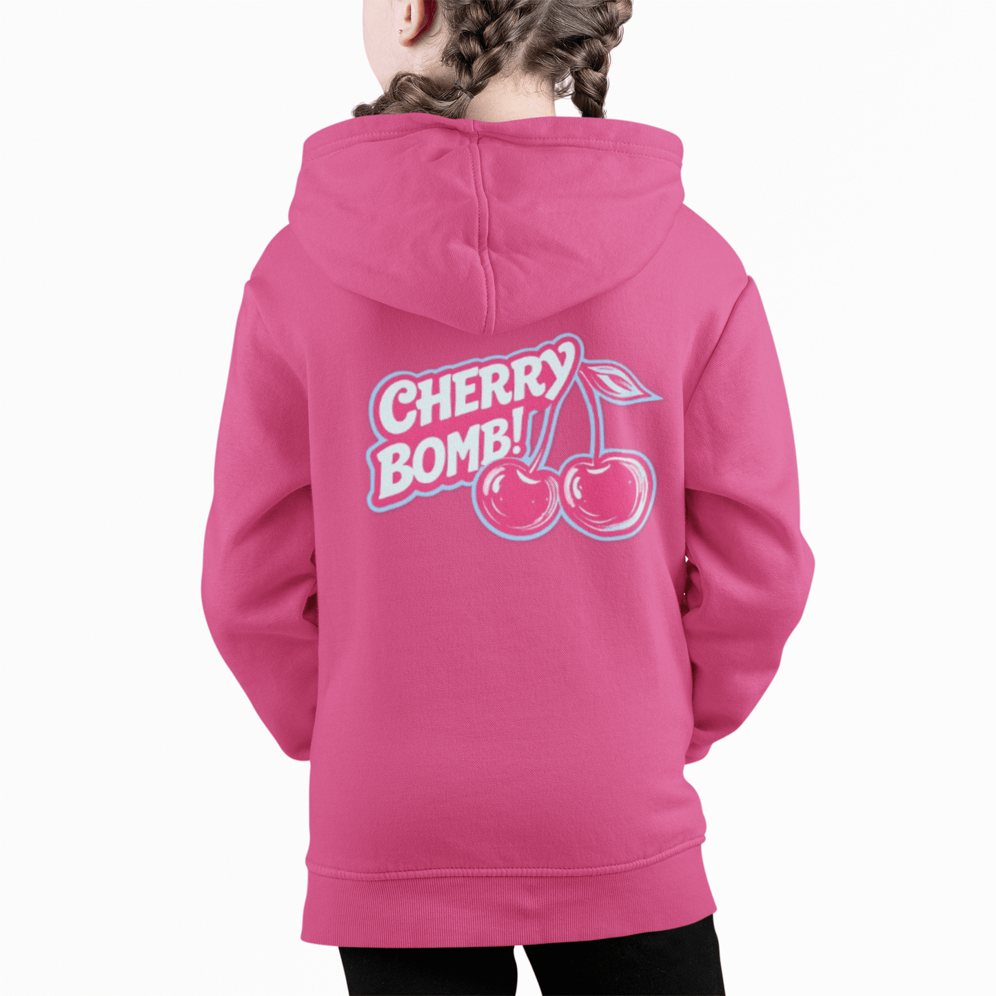 Cherry Bomb Youth Hoodie - Trendy Graphic Sweatshirt