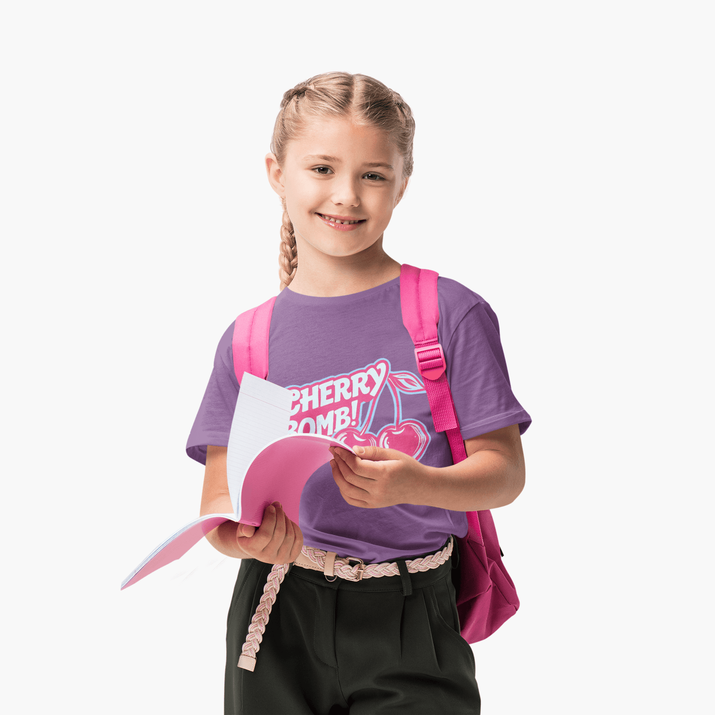 Youth Cherry Bomb Graphic Tee - Fun Summer Shirt