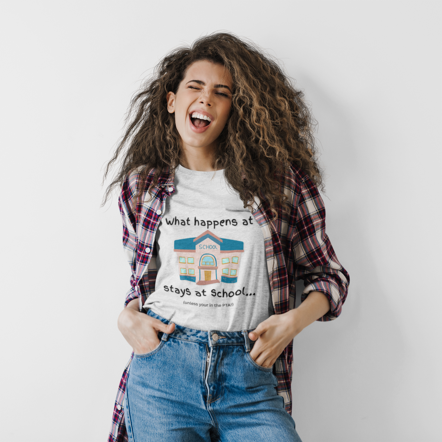 What happens at school stays at school Adult Humor T-shirt