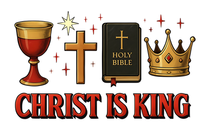 Christ is King Tumbler with Straw, 16oz