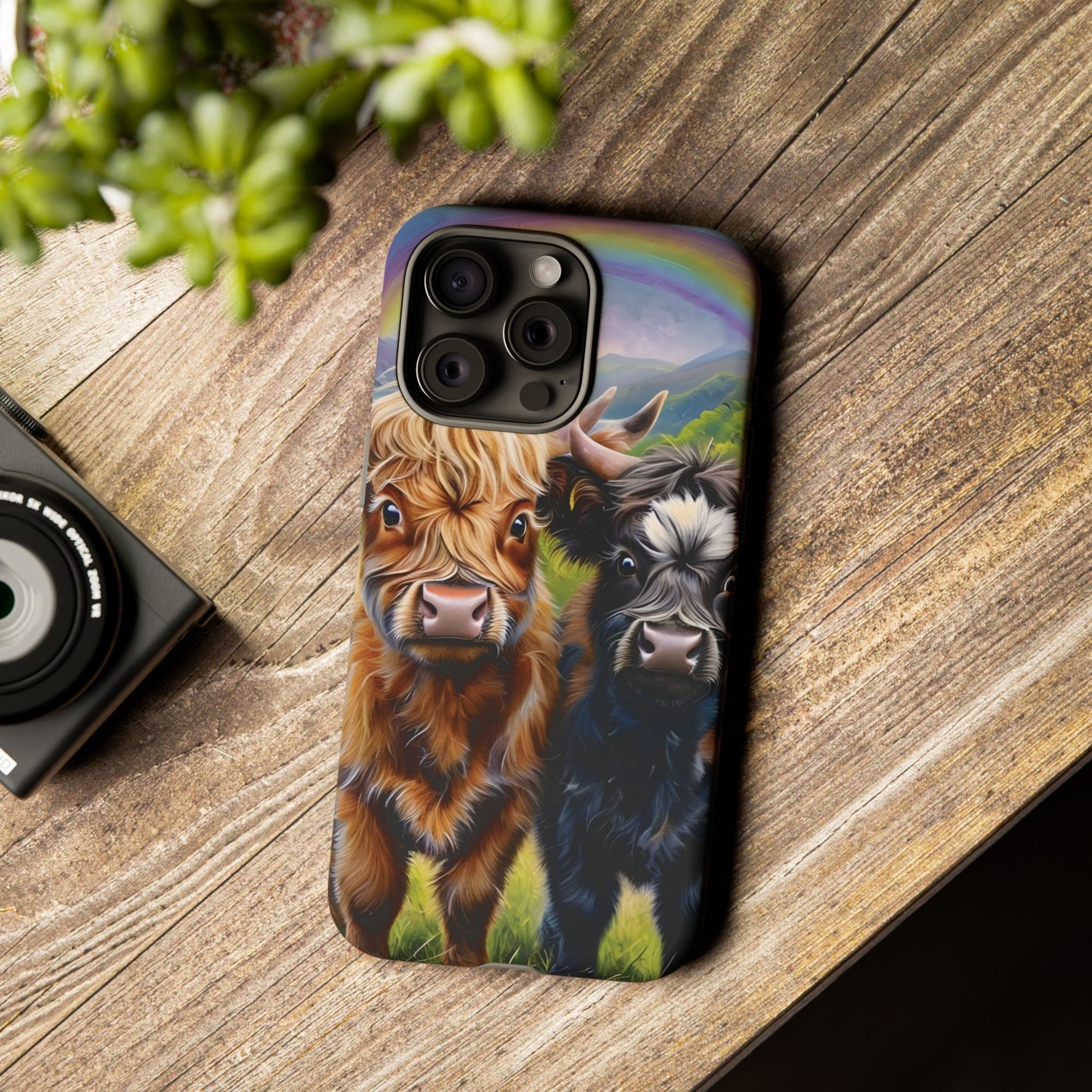 Highland Cow Besties Phone Case