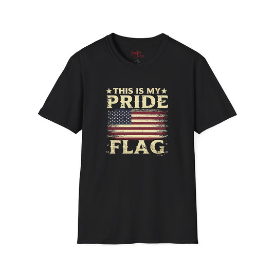 US Flag Pride T-Shirt - Unisex Softstyle - Casual Wear - Gift Ideas