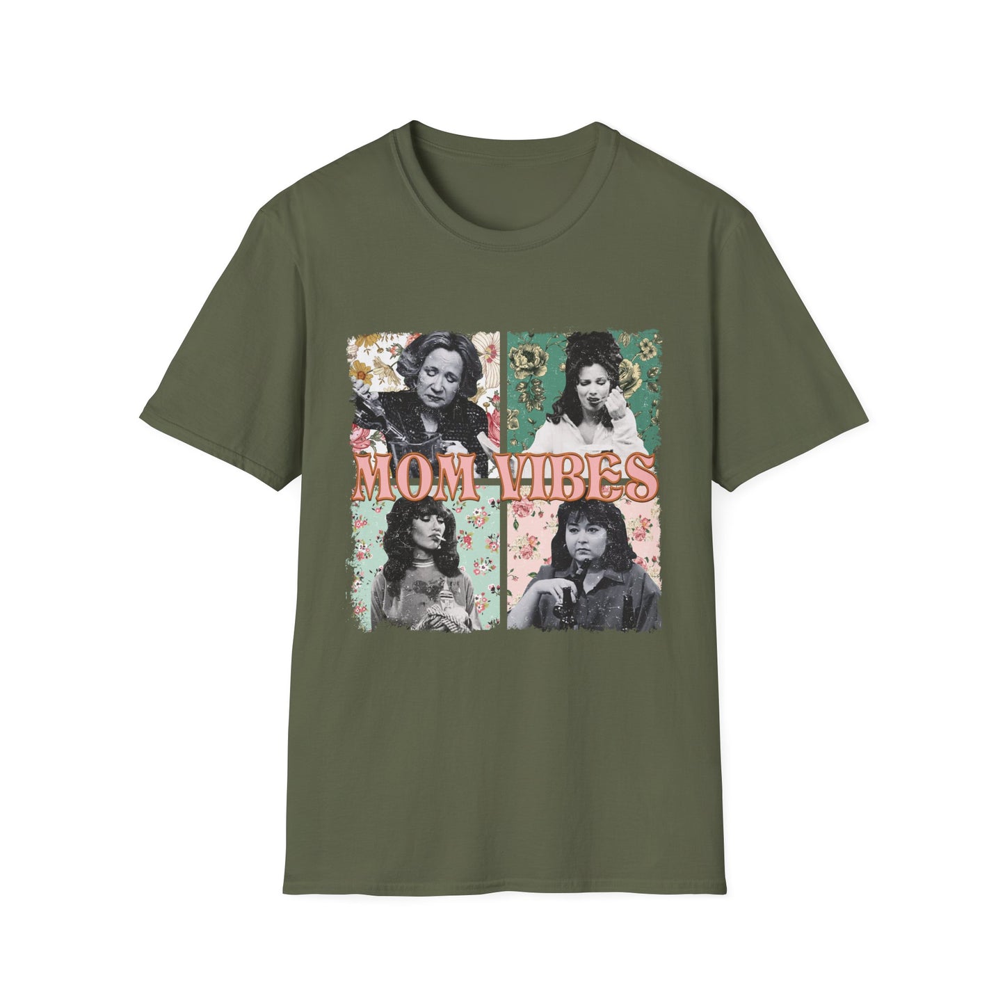 90s Mom Vibes Vintage Collage T-Shirt