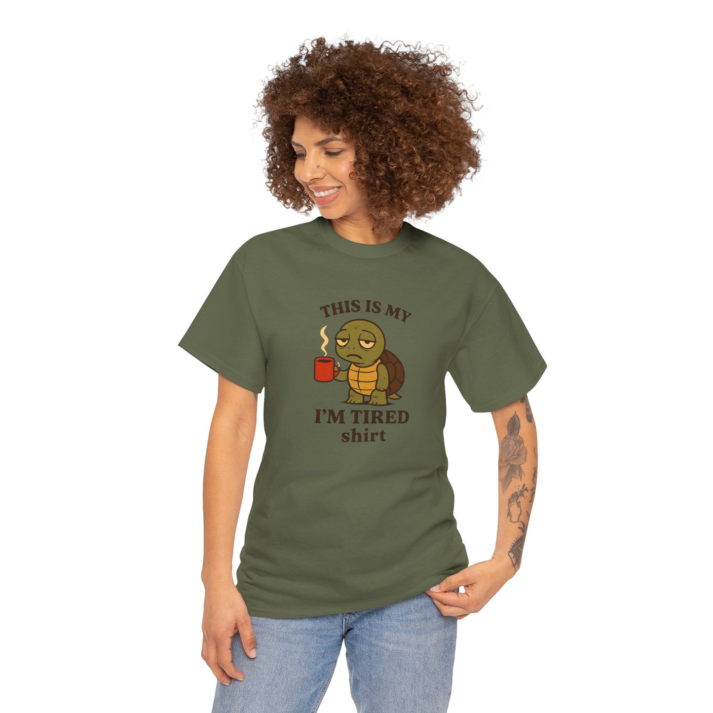 Comfy Cotton Tee: This is My I'm Tired Shirt