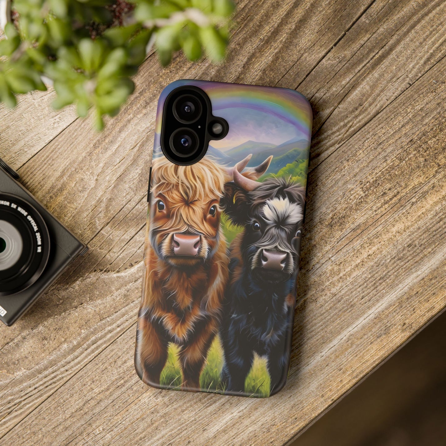 Highland Cow Besties Phone Case