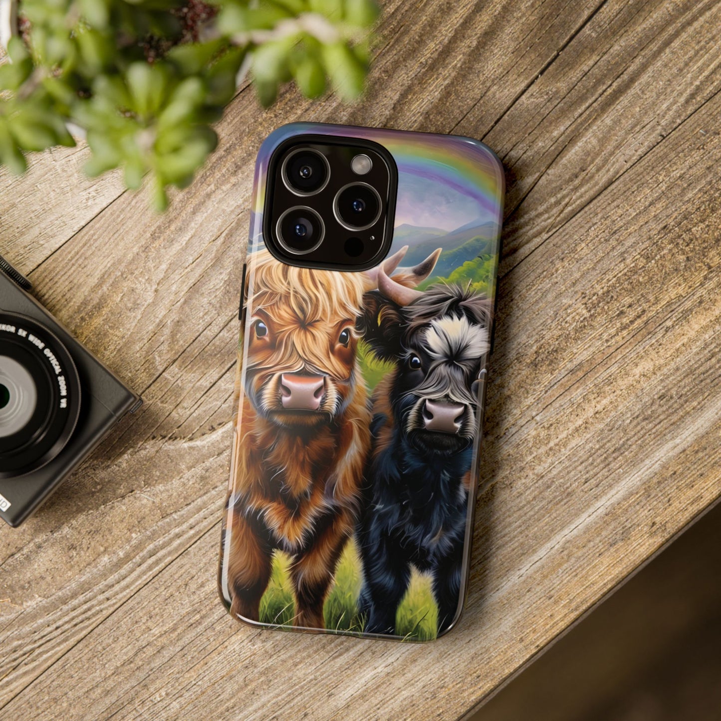 Highland Cow Besties Phone Case