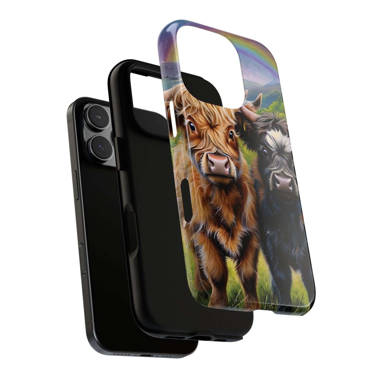 Highland Cow Besties Phone Case