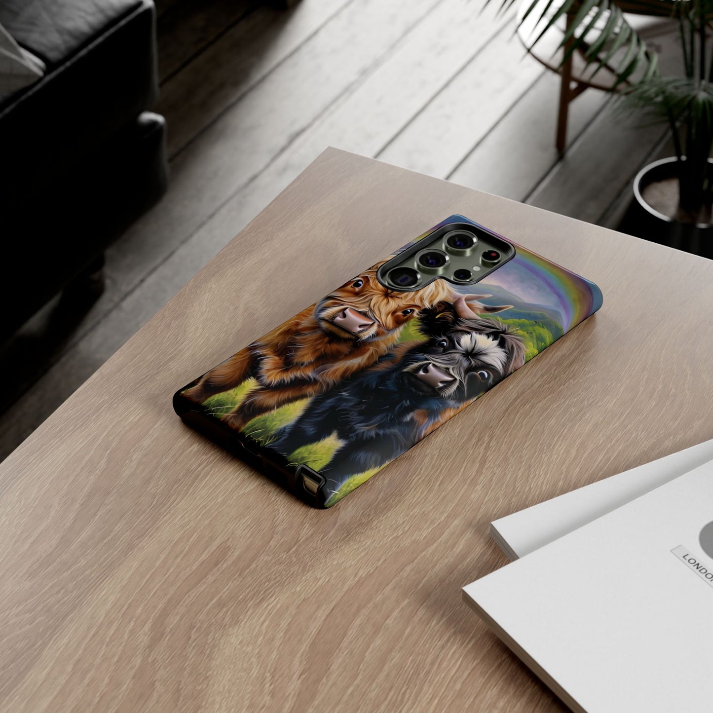 Highland Cow Besties Phone Case