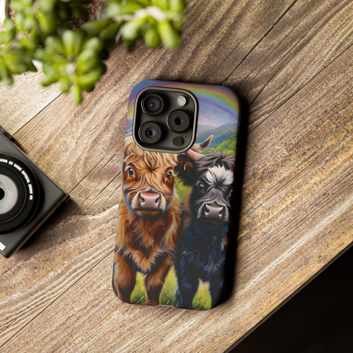 Highland Cow Besties Phone Case