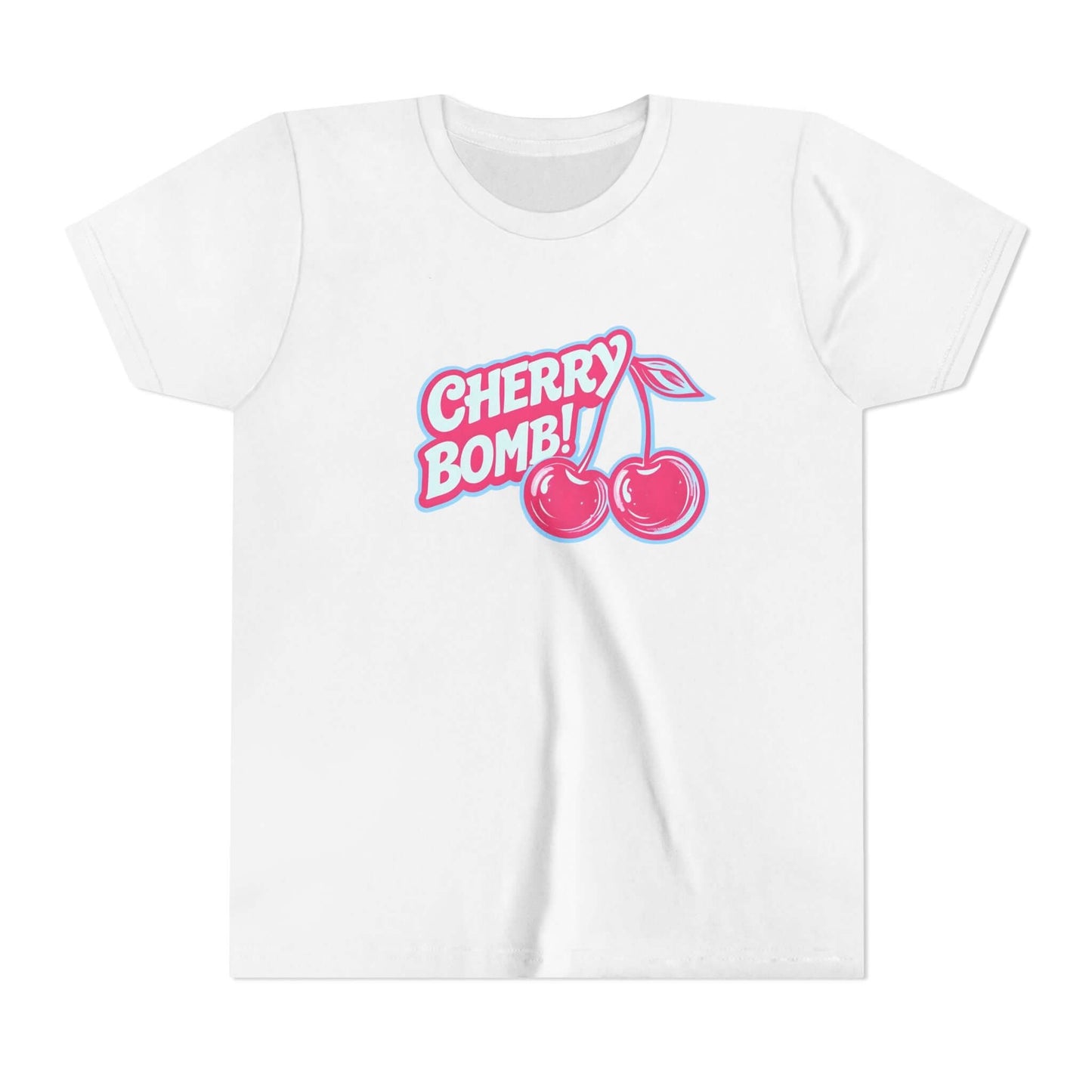 Youth Cherry Bomb Graphic Tee - Fun Summer Shirt