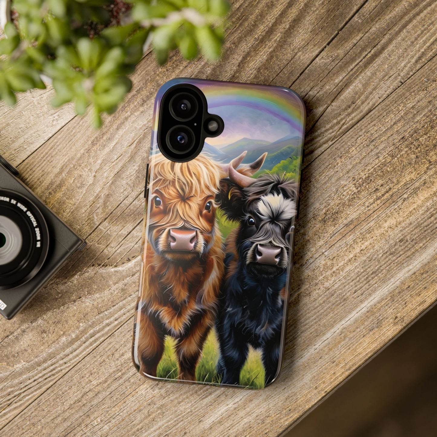 Highland Cow Besties Phone Case