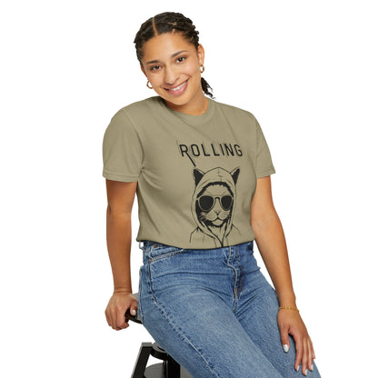 Rolling Fatties Funny Cat T-Shirt