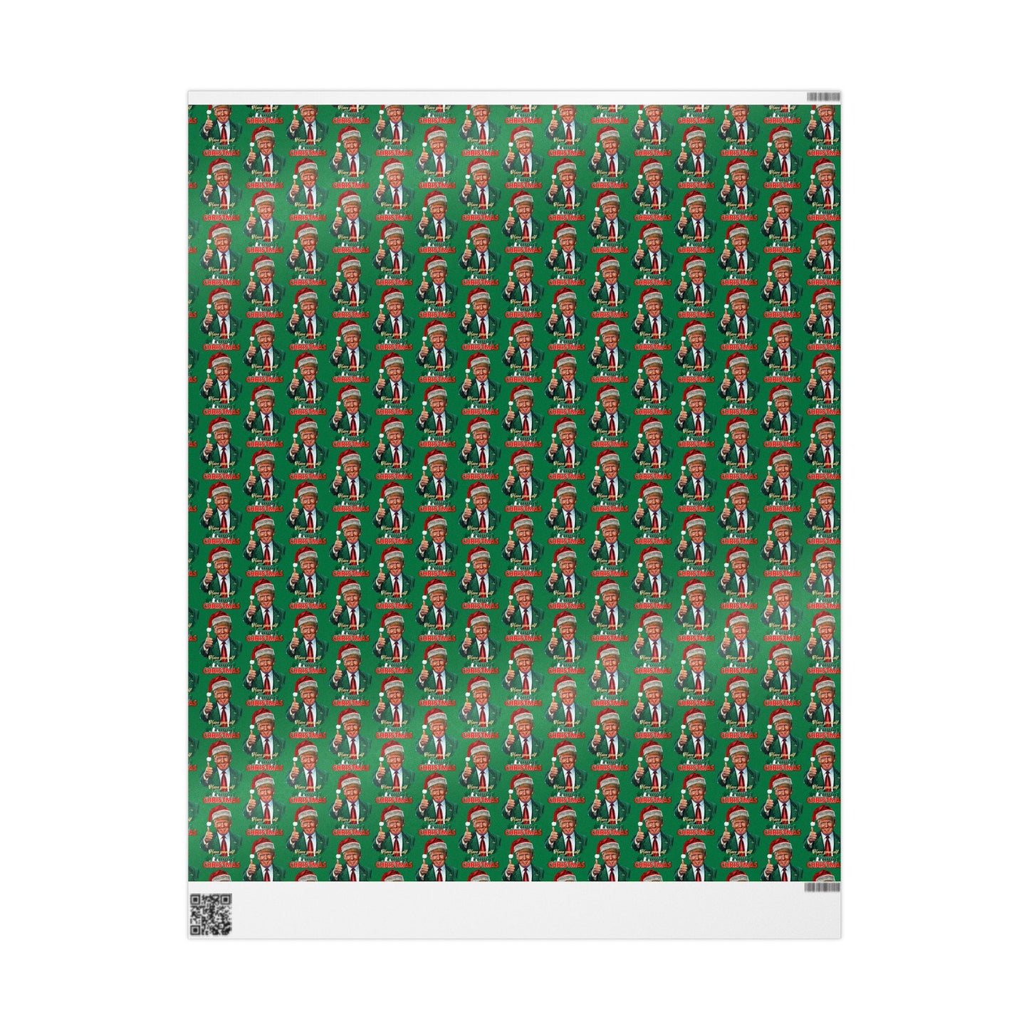 Funny Trump Christmas Wrapping Paper | Political Holiday Gift Wrap | Gag Gift Wrap | White Elephant Party Paper | Christmas Humor Wrap