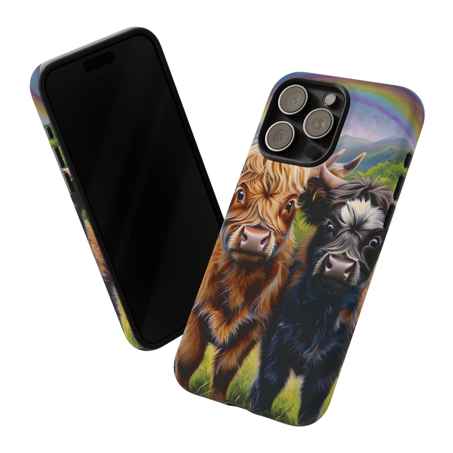 Highland Cow Besties Phone Case