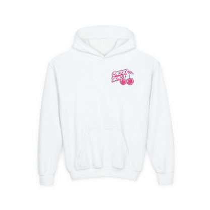 Cherry Bomb Youth Hoodie - Trendy Graphic Sweatshirt