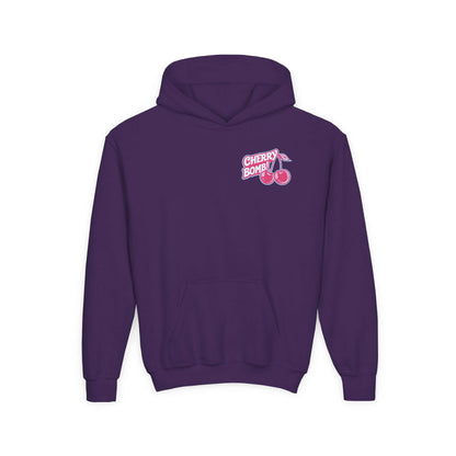 Cherry Bomb Youth Hoodie - Trendy Graphic Sweatshirt