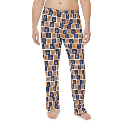 Cozy Men's Pajama Pants with Fun Print, Lounge Wear, Sleep Pants, Gift for Him, Relaxation Outfit, Holiday Gift Idea