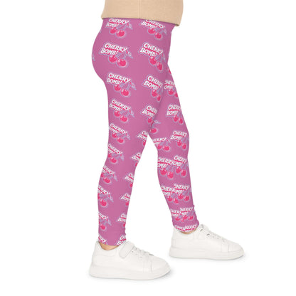 Cherry Bomb Kids Leggings - Fun & Comfy Activewear for Girls