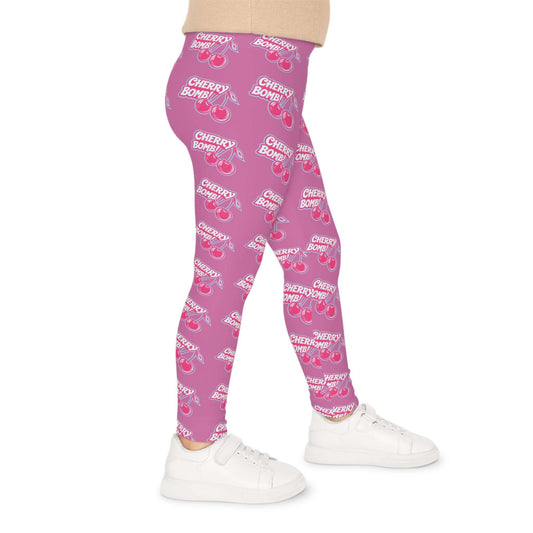 Cherry Bomb Kids Leggings - Fun & Comfy Activewear for Girls