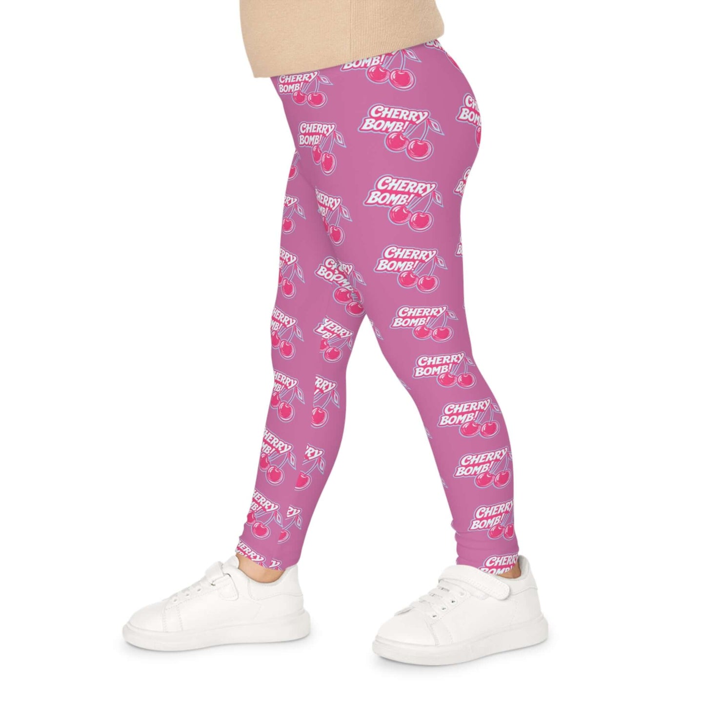 Cherry Bomb Kids Leggings - Fun & Comfy Activewear for Girls