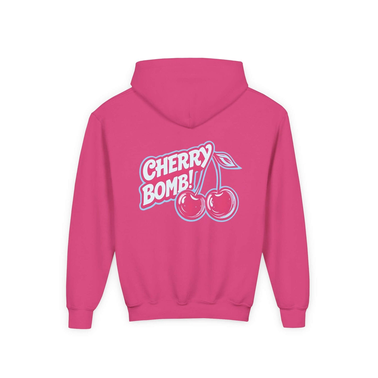 Cherry Bomb Youth Hoodie - Trendy Graphic Sweatshirt