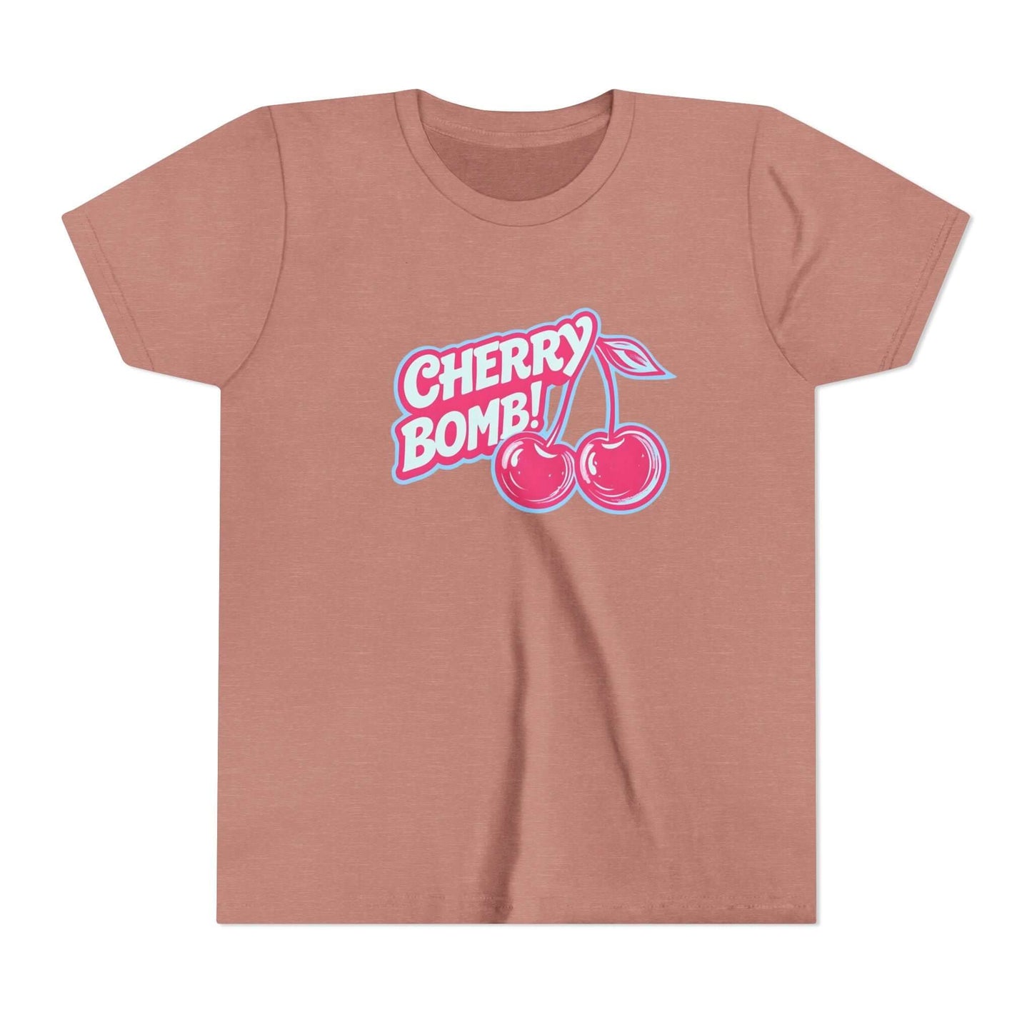 Youth Cherry Bomb Graphic Tee - Fun Summer Shirt