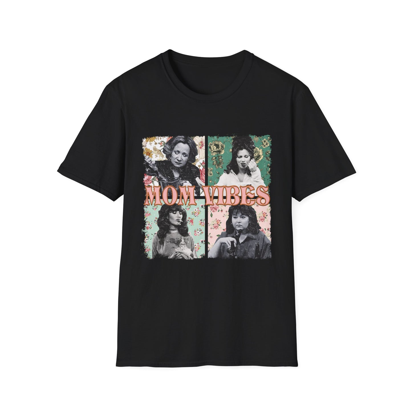 90s Mom Vibes Vintage Collage T-Shirt