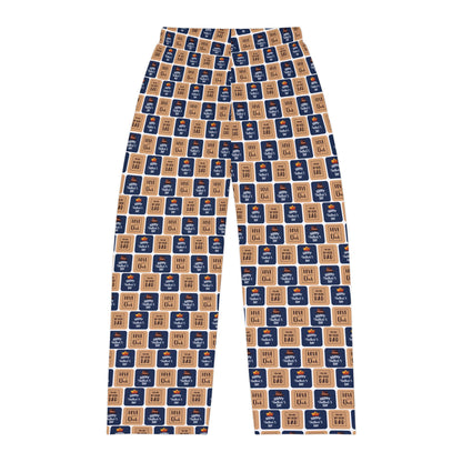 Cozy Men's Pajama Pants with Fun Print, Lounge Wear, Sleep Pants, Gift for Him, Relaxation Outfit, Holiday Gift Idea