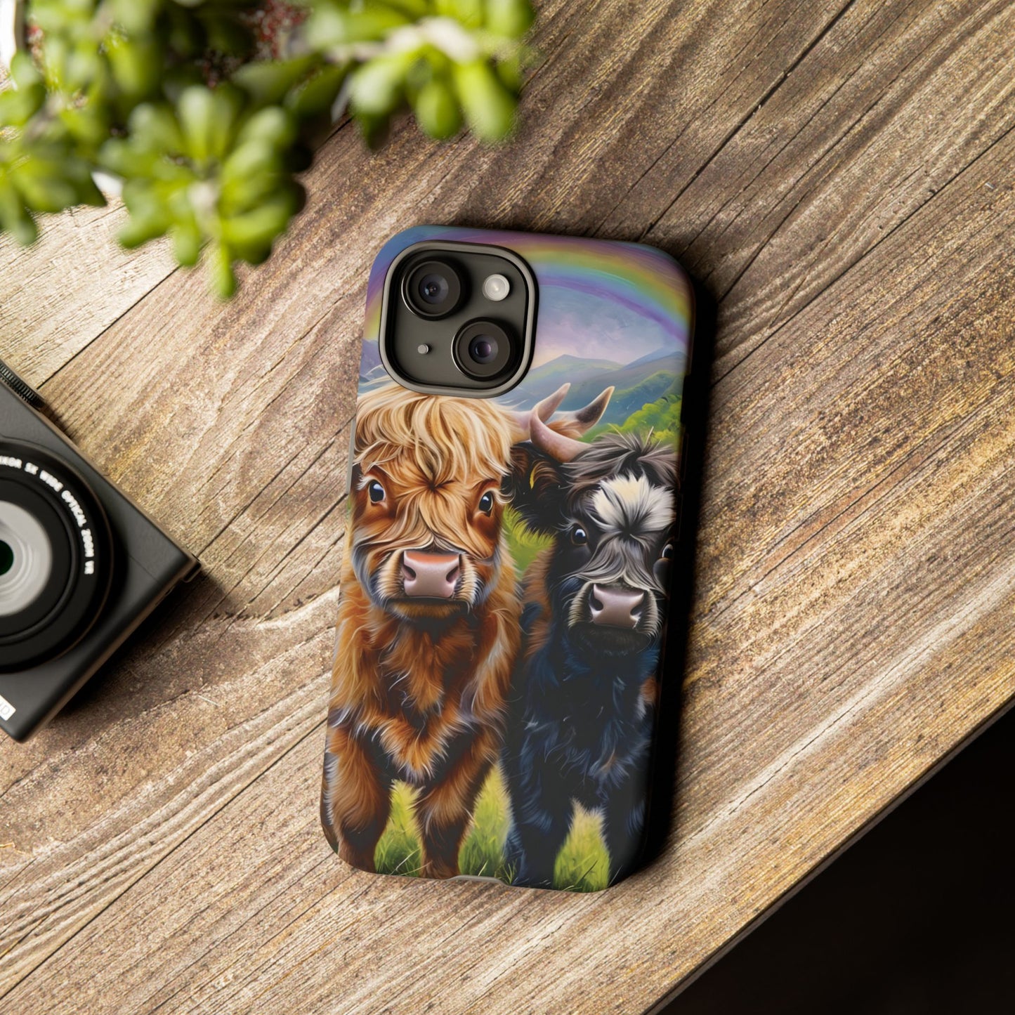 Highland Cow Besties Phone Case