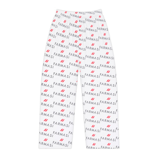 Women's Pajama Pants — All-Over Print 'FARMASI' Logo Lounge Sleepwear