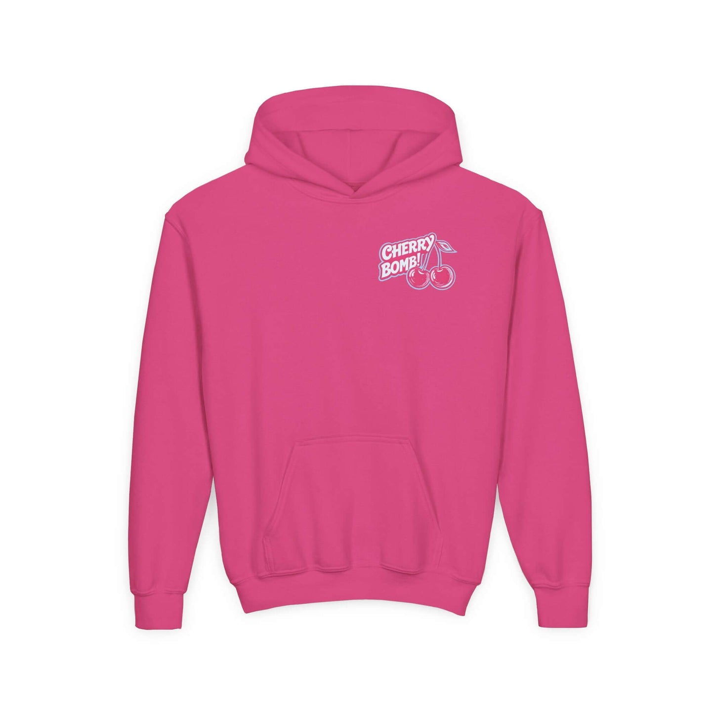 Cherry Bomb Youth Hoodie - Trendy Graphic Sweatshirt