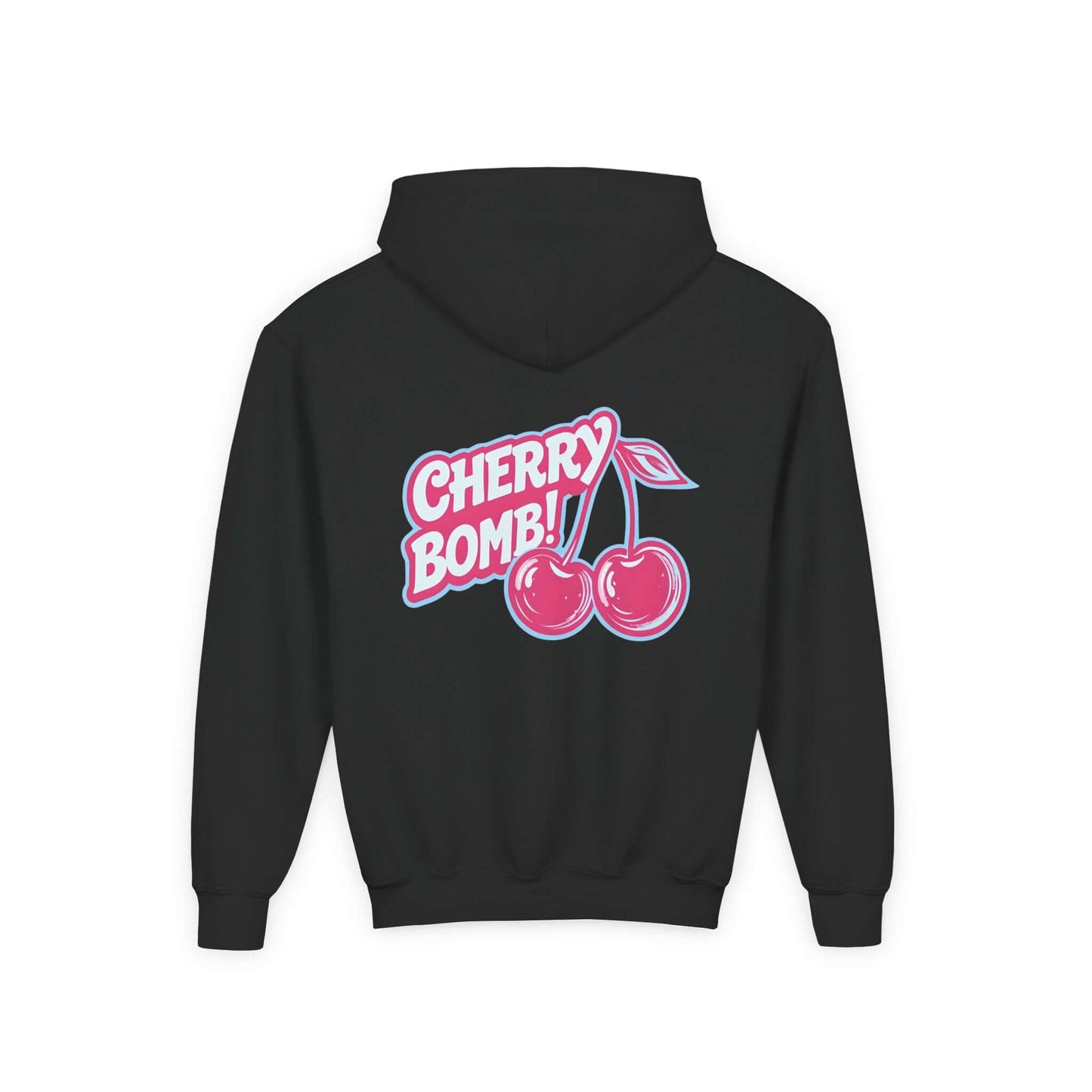 Cherry Bomb Youth Hoodie - Trendy Graphic Sweatshirt