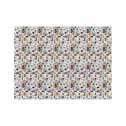 Friends Cozy Collage Velveteen Microfiber Blanket Nostalgic TV Throw for Couch Nights