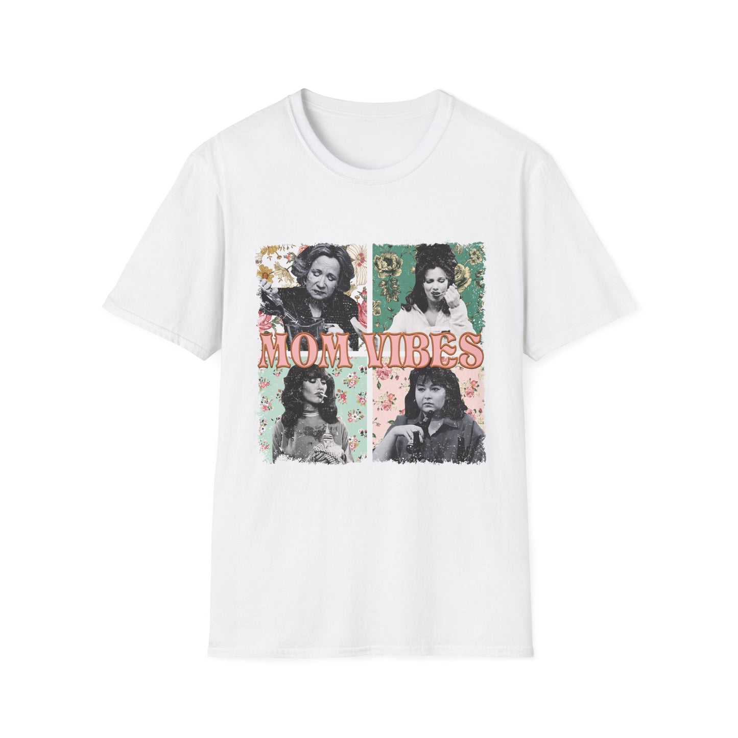 90s Mom Vibes Vintage Collage T-Shirt