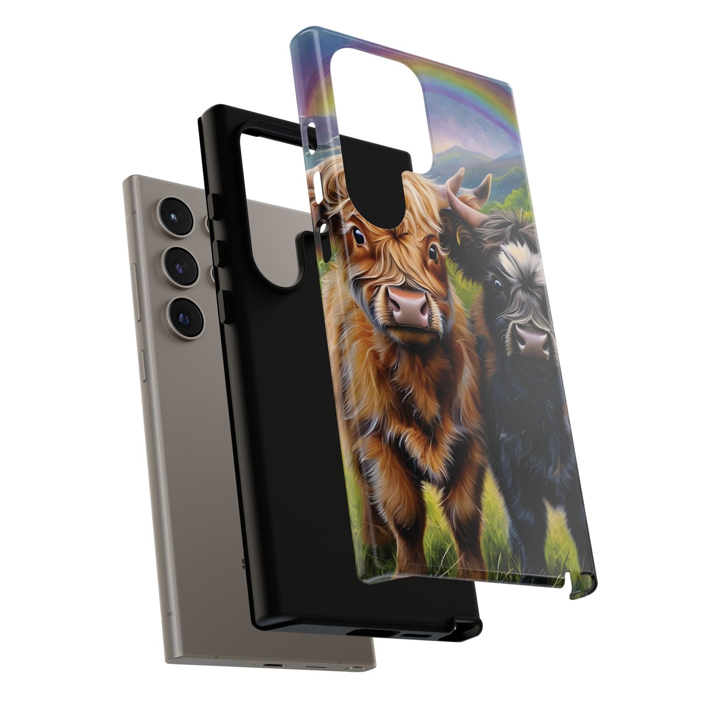 Highland Cow Besties Phone Case