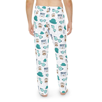 Best Dad Men's Pajama Pants, Comfy Sleepwear, Father's Day Gift, Relaxation Pants, Fun Patterned Lounge Bottoms