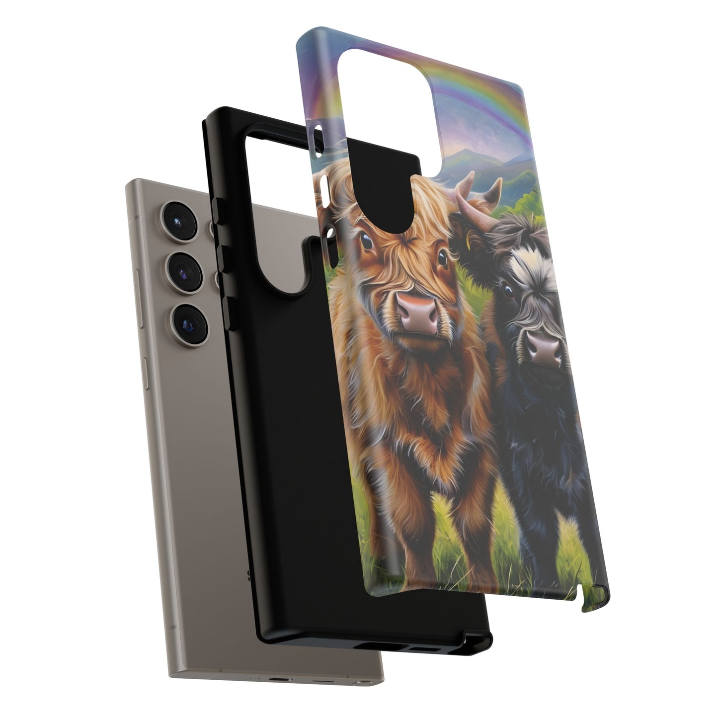 Highland Cow Besties Phone Case